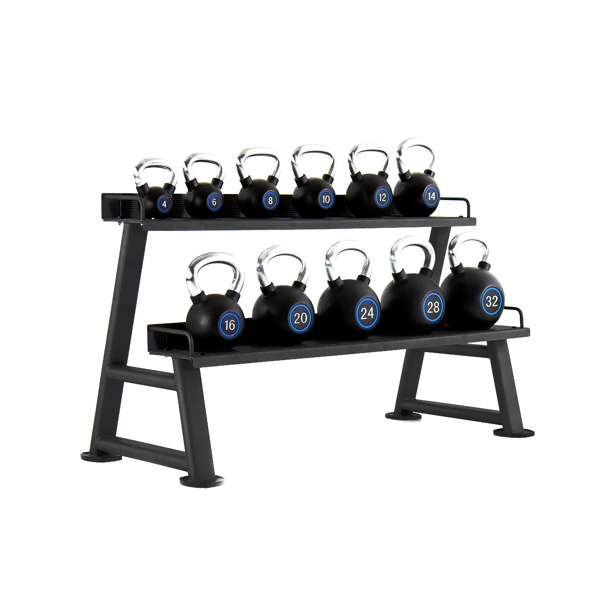 Pulse Fitness ProKettle Set – 4–32kg (Black) Polyurethane - Premium Performance