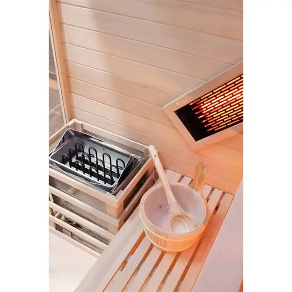 CenturaHeat 5-8 Person Combination Bio Indoor Sauna