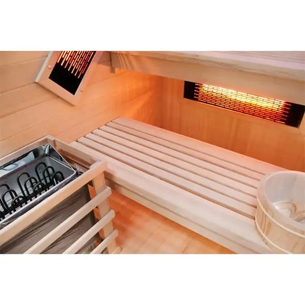 CenturaHeat 5-8 Person Combination Bio Indoor Sauna