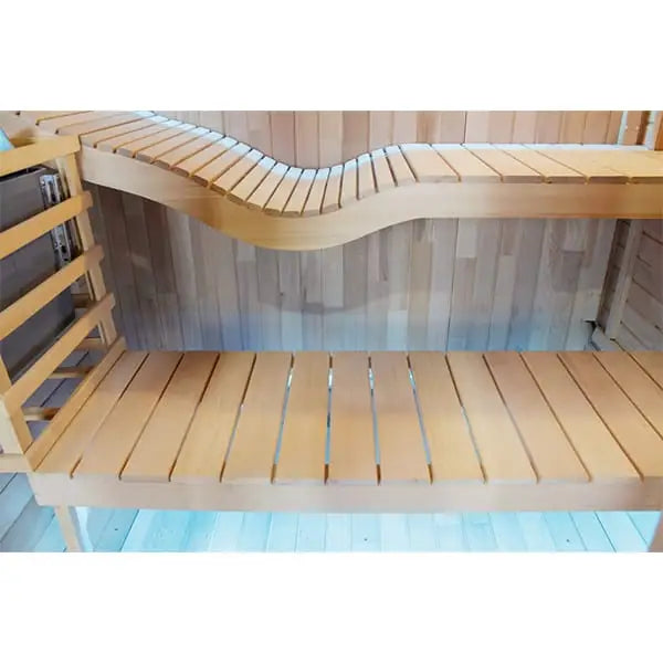 CenturaHeat 2-4 Person Outdoor Steam Square Sauna
