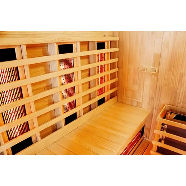 CenturaHeat 4-6 Person Outdoor Cube Sauna – Hybrid Infrared-Steam Sauna