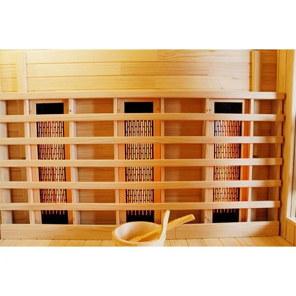CenturaHeat 4-6 Person Outdoor Cube Sauna – Hybrid Infrared-Steam Sauna