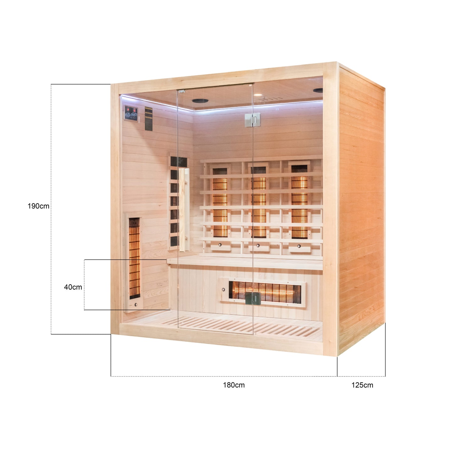 The Miracle Sauna - 4 Person Far Infrared Sauna