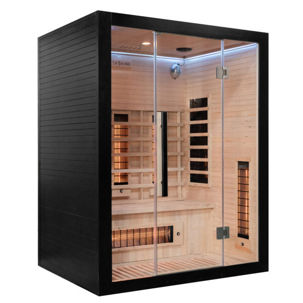 The Miracle Sauna UK-Lux: 3 Person Far Infrared Sauna