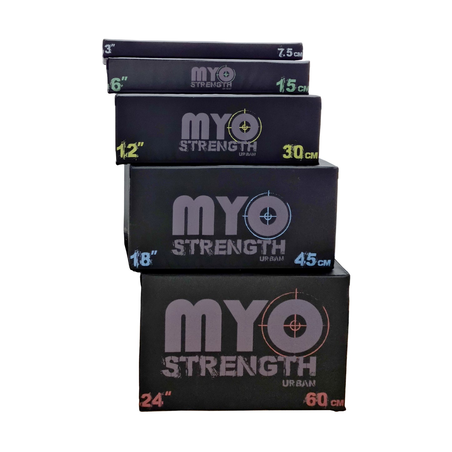 MYO Strength - 5-Piece Soft Plyometric Platform Set - Premium Performance
