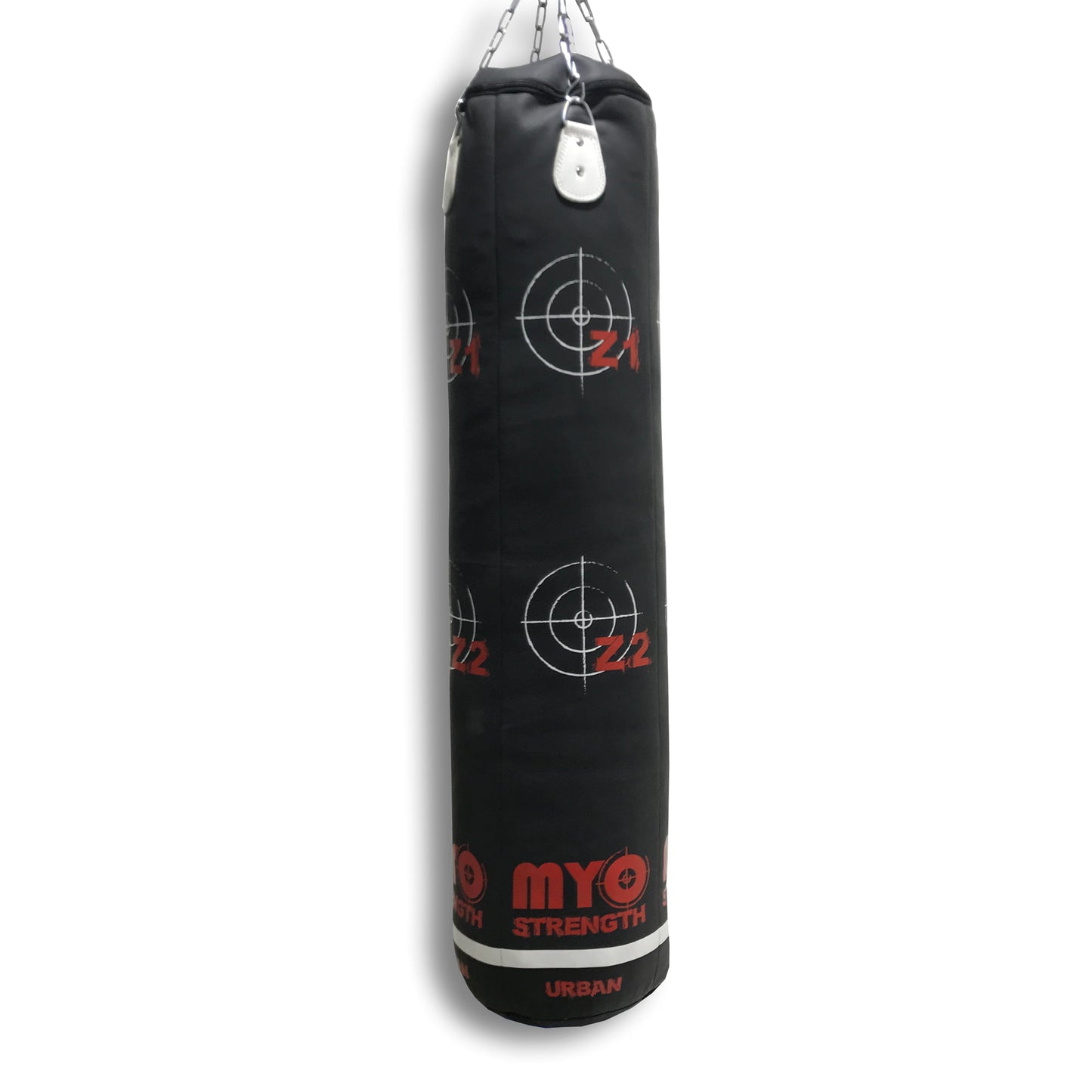 MYO Strength PowerStrike 5ft Leather Punch Bag - Premium Performance