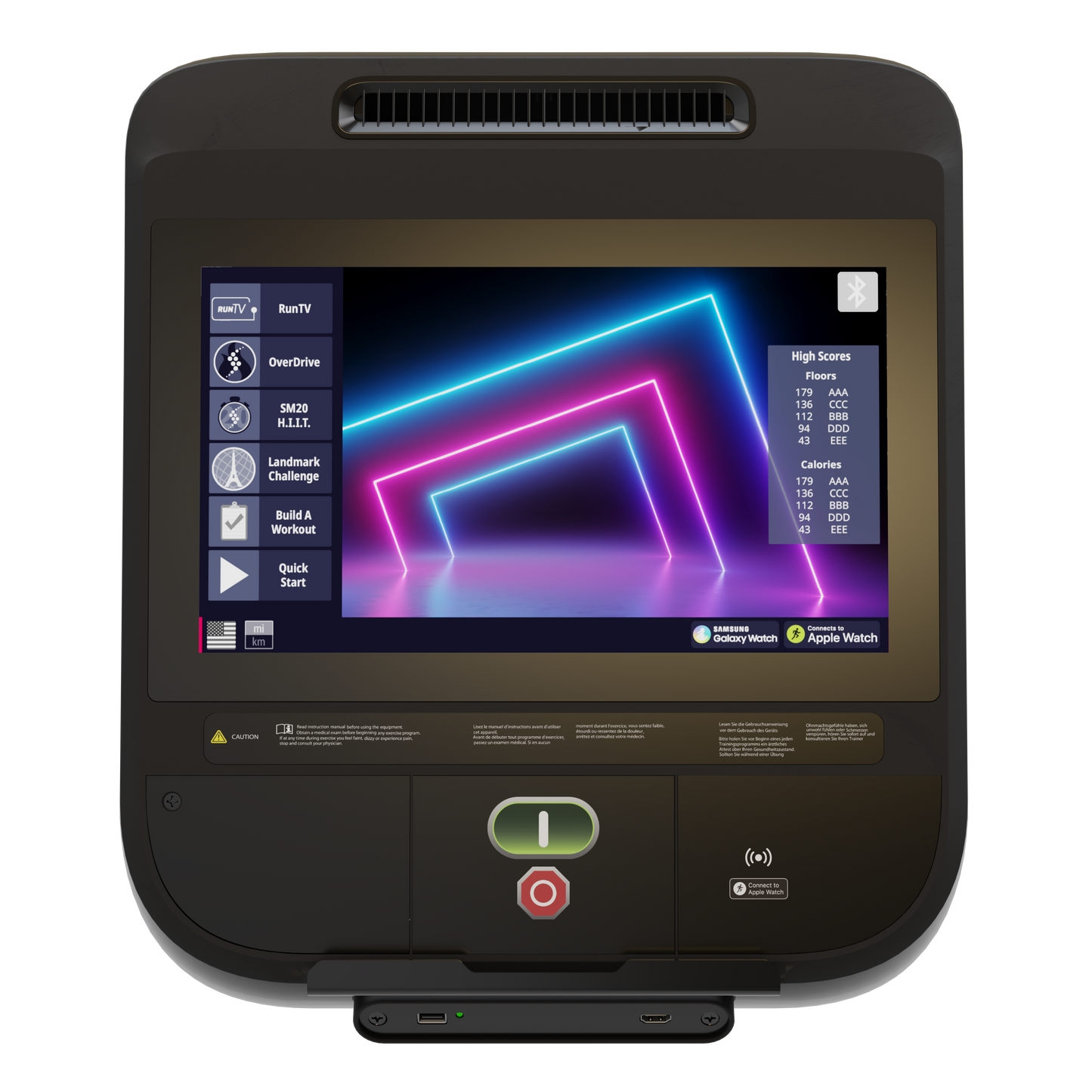 StairMaster 10G Gauntlet StepMill with 15-Inch Touchscreen Console - Premium Performance