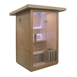 CenturaHeat 2 Person Traditional Outdoor Garden Sauna