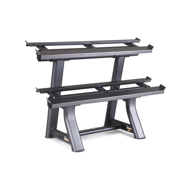 Pulse Fitness HexPro Rubber Dumbbell Set 12.5–25kg (Black) - Premium Performance