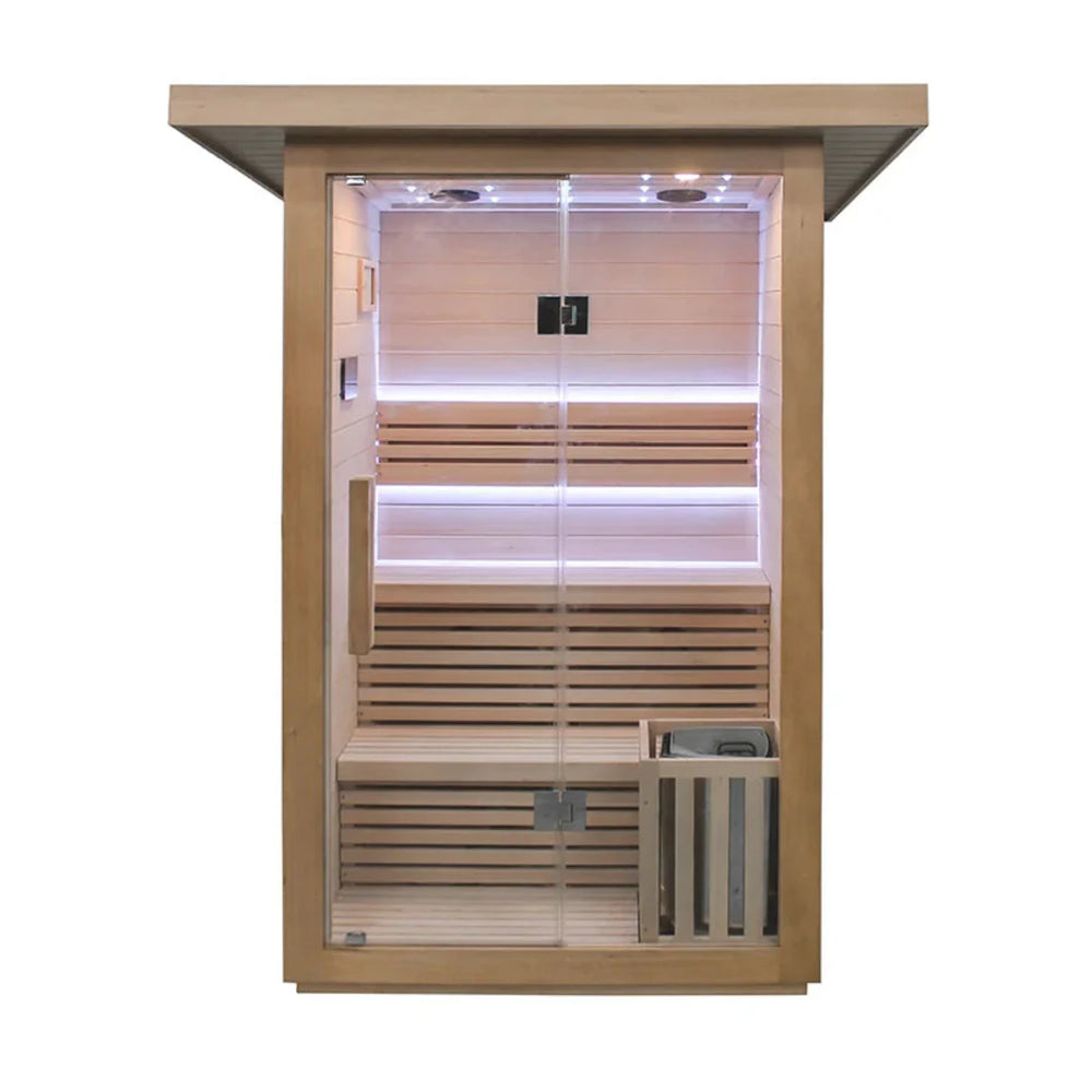 CenturaHeat 2 Person Traditional Outdoor Garden Sauna