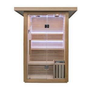 CenturaHeat 2 Person Traditional Outdoor Garden Sauna