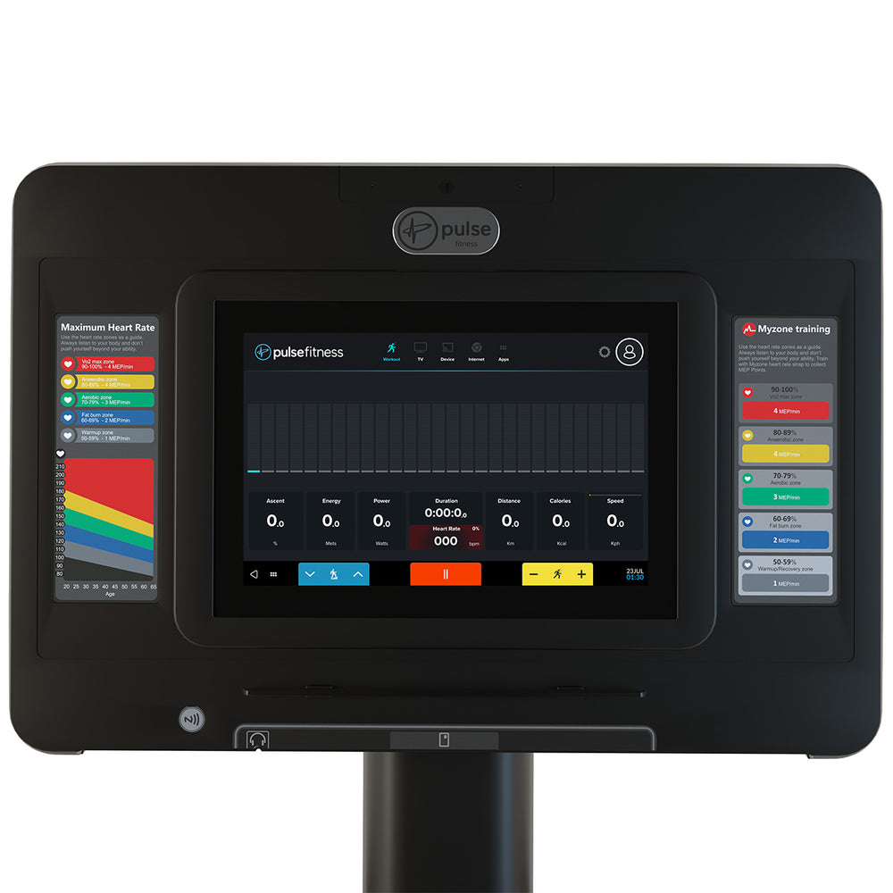 Pulse Fitness Club Line ElevateRun – Low Impact Treadmill - Premium Performance