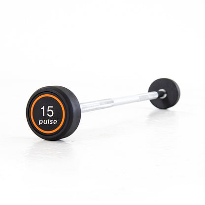Pulse Fitness RubberGrip Barbell Set 10–45kg (Black) - Premium Performance
