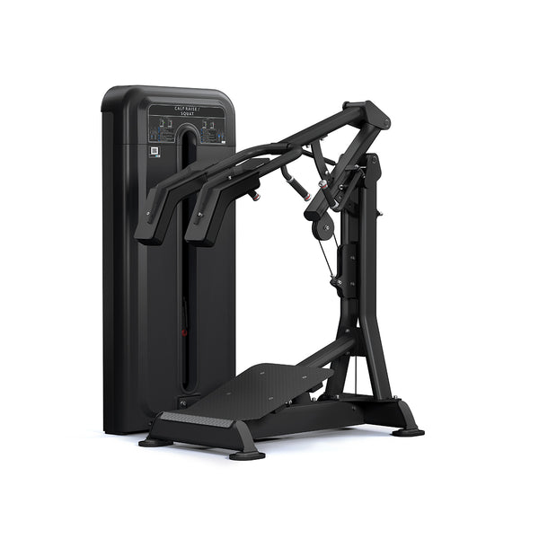 Pulse Fitness DualFlex Squat & Calf Machine - Premium Performance