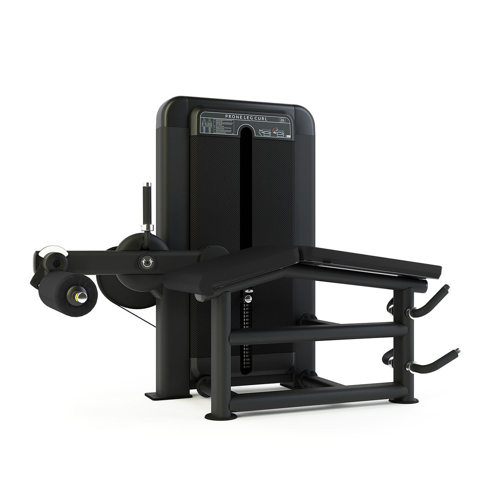 Pulse Fitness ClubLine Prone Leg Curl Machine - Premium Performance