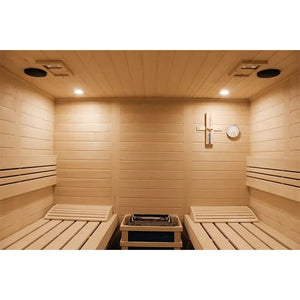 CenturaHeat 2-3 Person Traditional Relax Sauna - Premium Performance