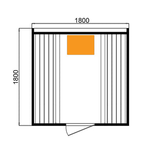 CenturaHeat 4-6 Person Wood Barrel Sauna - Premium Performance