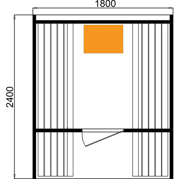 CenturaHeat 4-6 Person Outdoor Wood Barrel Sauna - Premium Performance