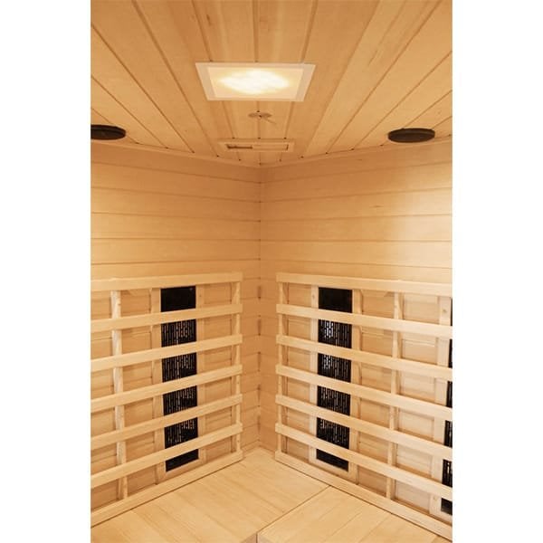 CenturaHeat 4-5 Person Diamond Infrared Corner Sauna