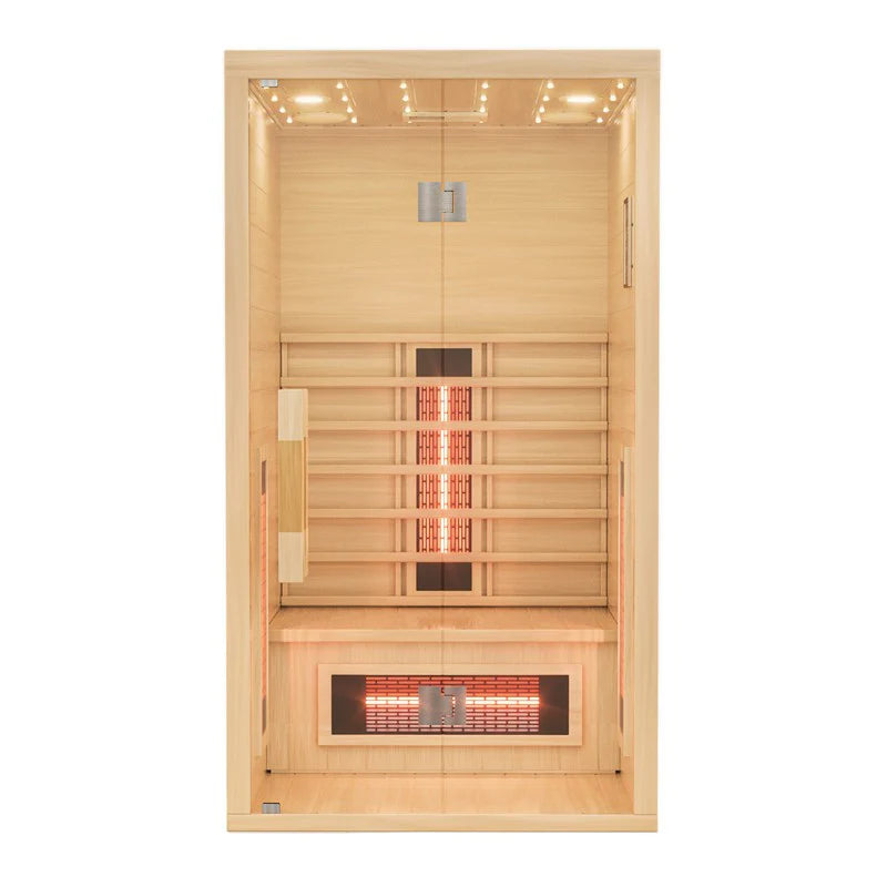 CenturaHeat Single 1 Person Infrared Rejuvenation Indoor Sauna - Premium Performance