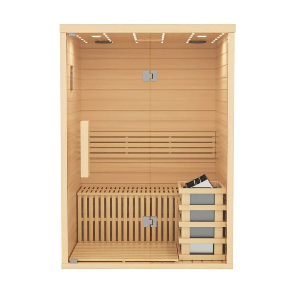 CenturaHeat Double 2 Person Traditional Steam Indoor Sauna