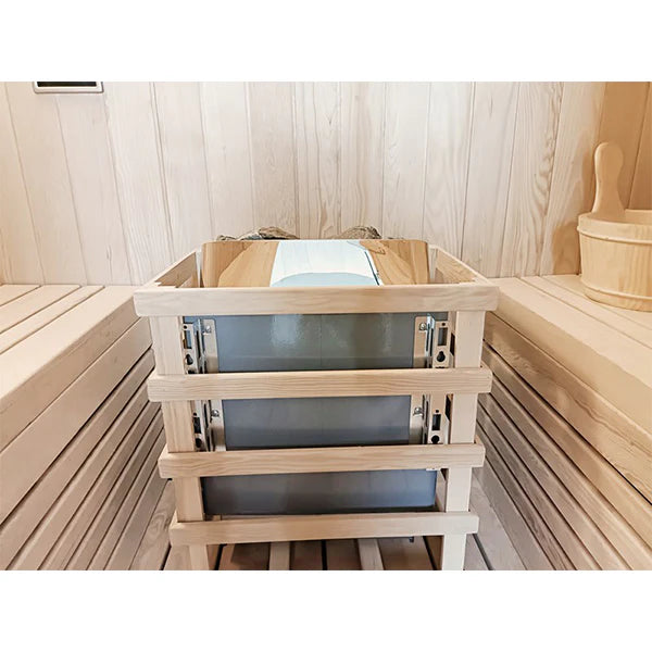 CenturaHeat 4-6 Person Outdoor Wood Barrel Sauna - Premium Performance