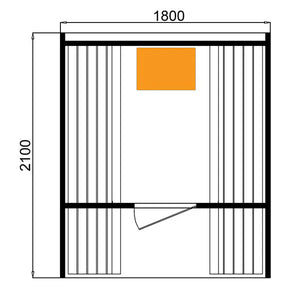 CenturaHeat 4-6 Person Outdoor Wood Barrel Sauna - Premium Performance