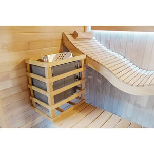 CenturaHeat 2-4 Person Outdoor Steam Square Sauna - Premium Performance