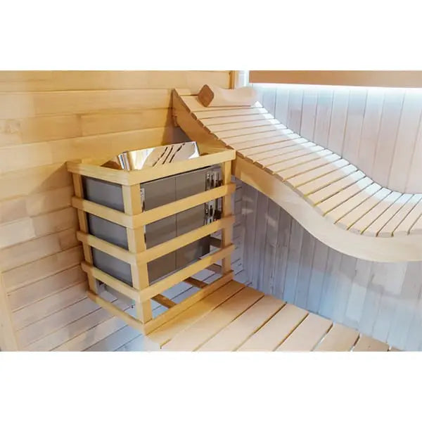 CenturaHeat 2-4 Person Outdoor Steam Square Sauna - Premium Performance