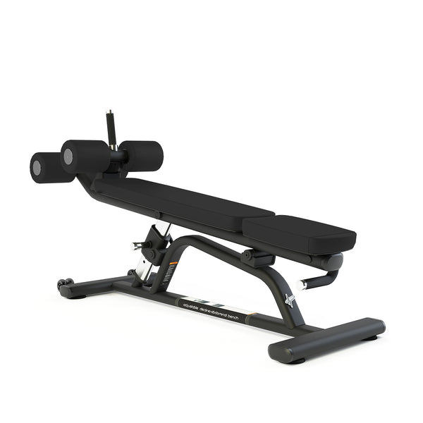 Pulse Fitness FlexiAb Adjustable Decline Bench - Premium Performance