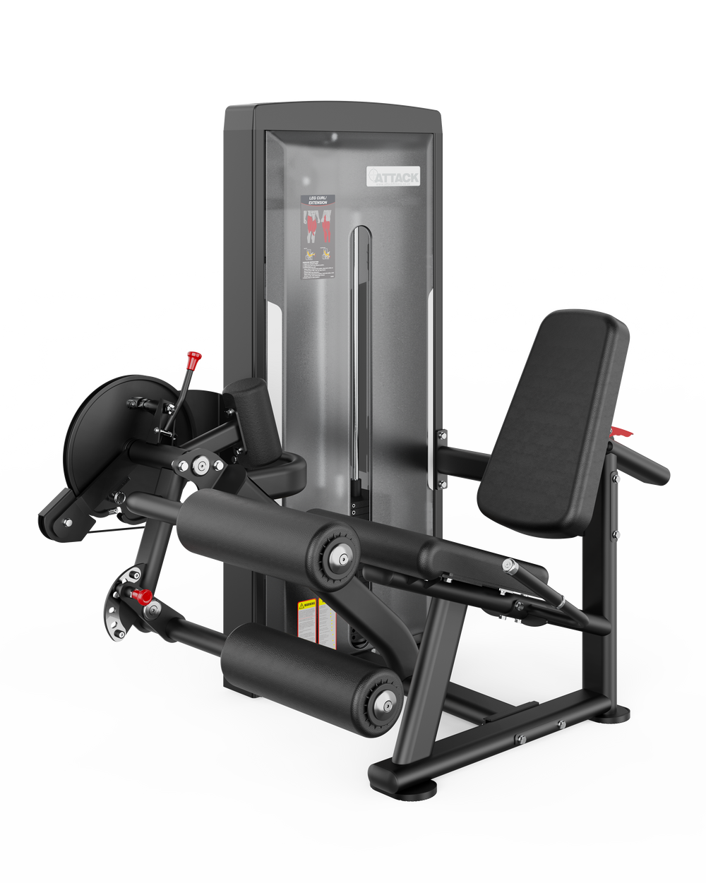 Attack Strength DualFlex Seated Leg Curl/Extension Machine - Premium Performance