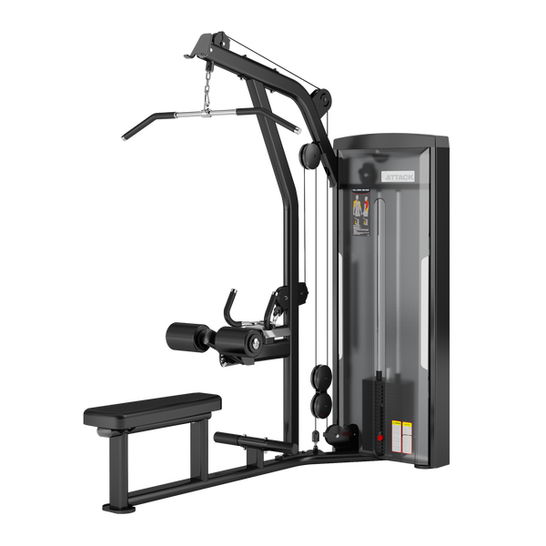 Attack Strength PowerPull Lat Pulldown/Low Row Machine - Premium Performance
