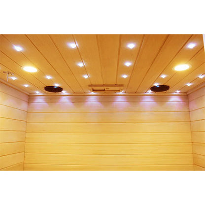 CenturaHeat Traditional Steam 3 Person Indoor Sauna - Premium Performance