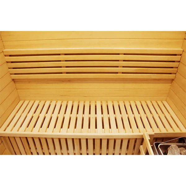 CenturaHeat Traditional Steam 3 Person Indoor Sauna - Premium Performance