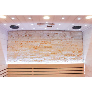 CenturaHeat Luxury Steam Traditional Indoor Sauna with Glass Door - Premium Performance