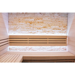 CenturaHeat Luxury Steam Traditional Indoor Sauna with Glass Door - Premium Performance