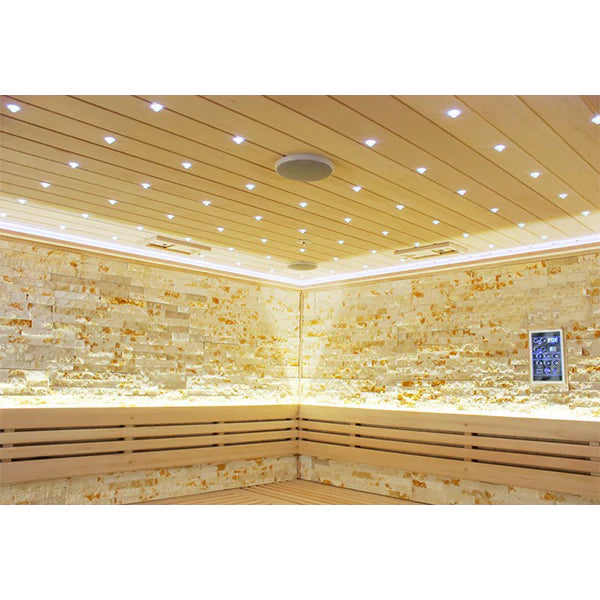 CenturaHeat 6-8 Person Traditional Corner Indoor Sauna - Premium Performance