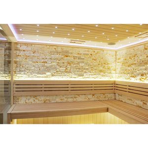 CenturaHeat 6-8 Person Traditional Corner Indoor Sauna - Premium Performance