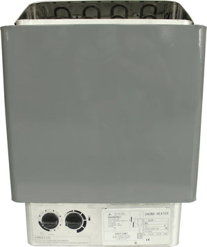 CenturaHeat 6-8 Person Traditional Corner Indoor Sauna - Premium Performance