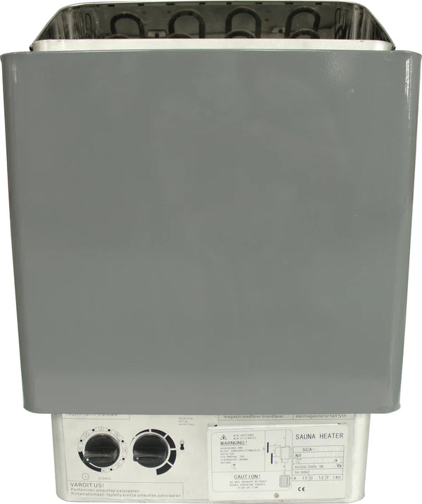 CenturaHeat 6-8 Person Traditional Corner Indoor Sauna - Premium Performance