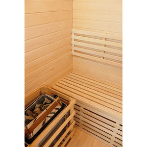 CenturaHeat 3 Person Traditional Outdoor Sauna Room - Premium Performance