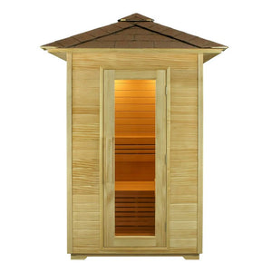 CenturaHeat 2 Person Outdoor Sauna House - Premium Performance