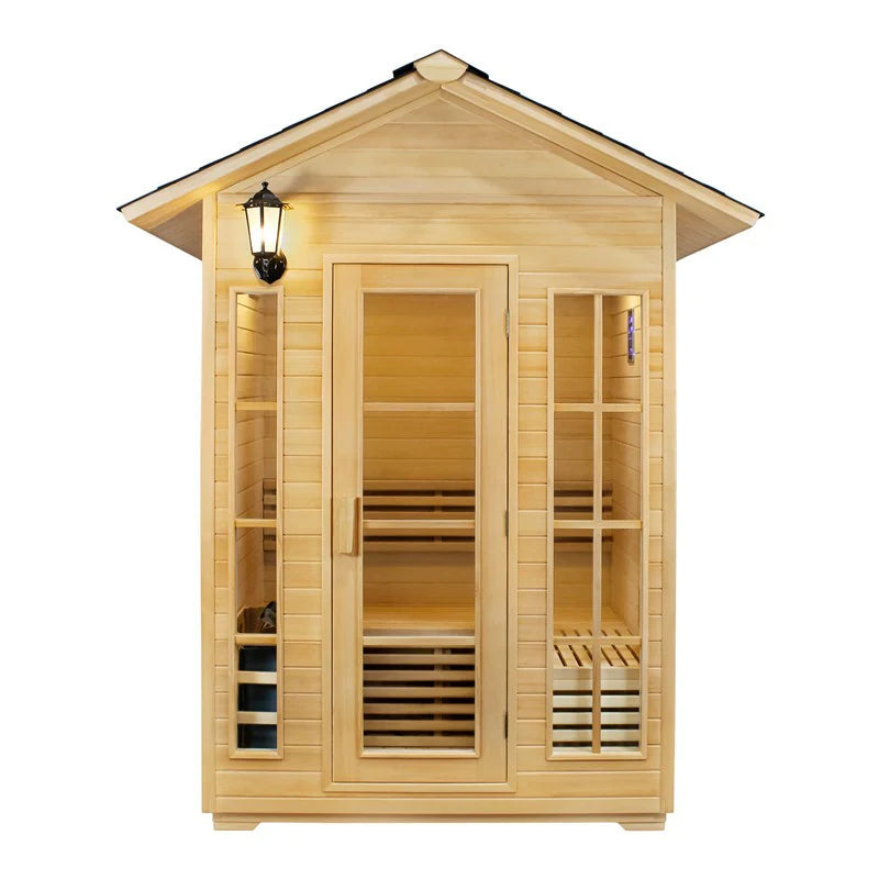CenturaHeat 3 Person Outdoor Dry Sauna - Premium Performance