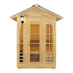 CenturaHeat 3 Person Outdoor Dry Sauna - Premium Performance