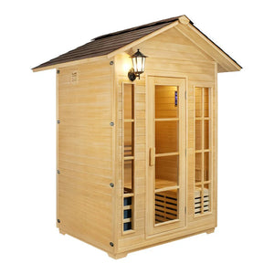 CenturaHeat 3 Person Outdoor Dry Sauna - Premium Performance