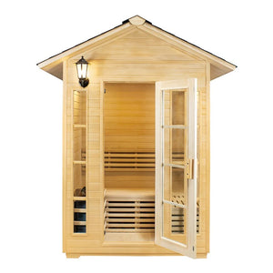 CenturaHeat 3 Person Outdoor Dry Sauna - Premium Performance