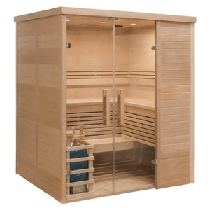 CenturaHeat 3 Person Traditional Relax Indoor Sauna - Premium Performance