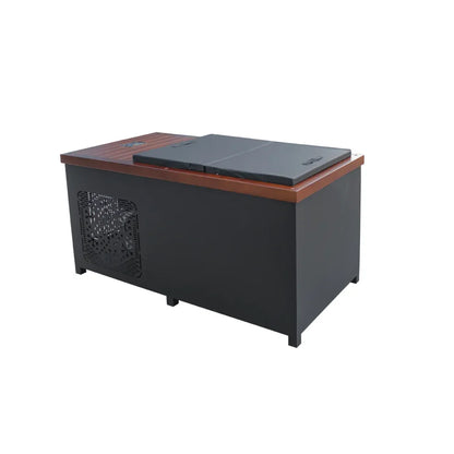 CenturaHeat Outdoor Hot and Cold Therapy Plunge Ice Bath - Brown