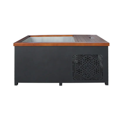 CenturaHeat Outdoor Hot and Cold Therapy Plunge Ice Bath - Brown