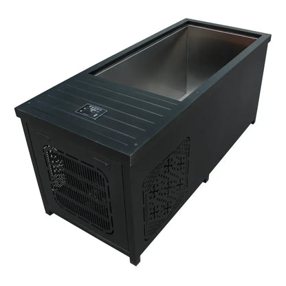 CenturaHeat Outdoor Hot and Cold Therapy Plunge Ice Bath - Black